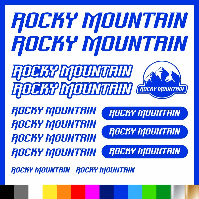 Kit Rocky Mountain adesivi prespaziati bici