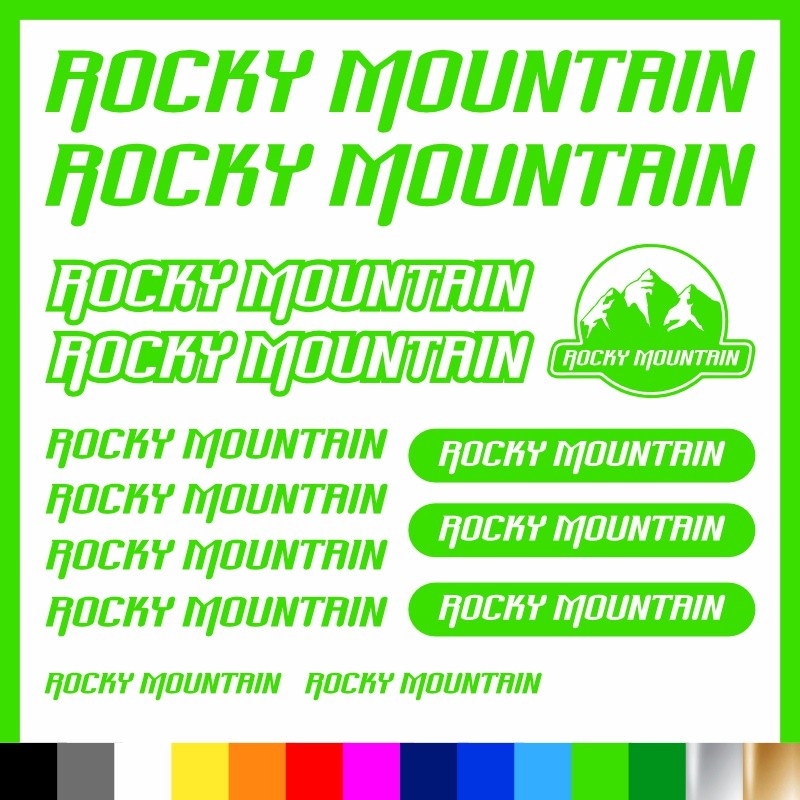 Kit Rocky Mountain adesivi prespaziati bici