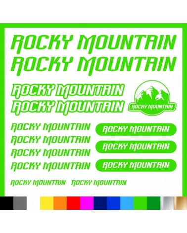 Kit Rocky Mountain adesivi prespaziati bici