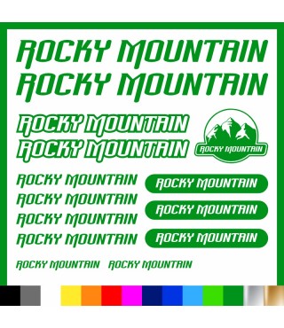 Kit Rocky Mountain adesivi prespaziati bici