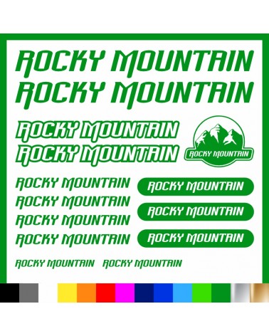 Kit Rocky Mountain adesivi prespaziati bici