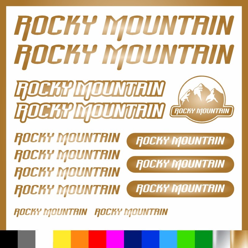 Kit Rocky Mountain adesivi prespaziati bici