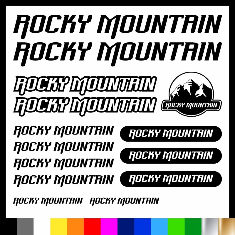 Kit Rocky Mountain adesivi prespaziati bici