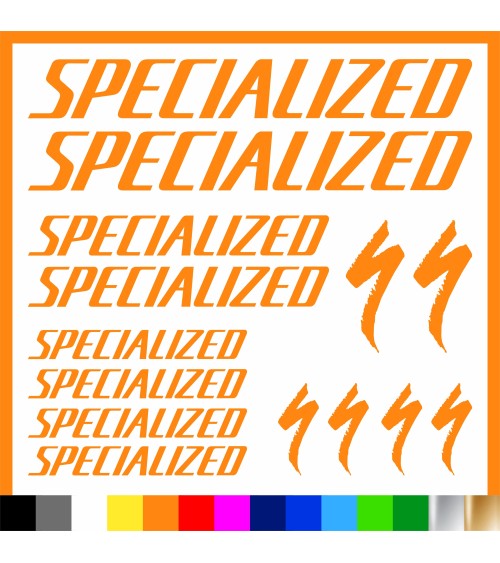 Kit Specialized Adesivi Prespaziati Bici | Pubblisav