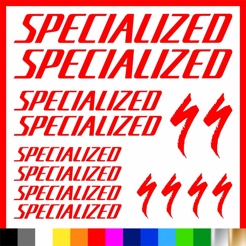 Kit Specialized Adesivi Prespaziati Bici | Pubblisav
