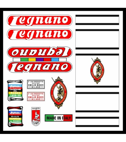 Kit Vintage Lignano Logo adesivi prespaziati bici |