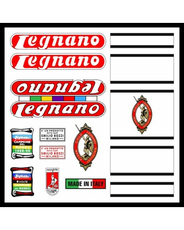 Kit Vintage Legnano Logo adesivi prespaziati bici |