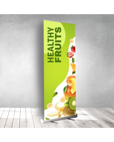 SOLO STAMPA 100X200 CM ROLL UP ESPOSITORE NO STRUTTURA