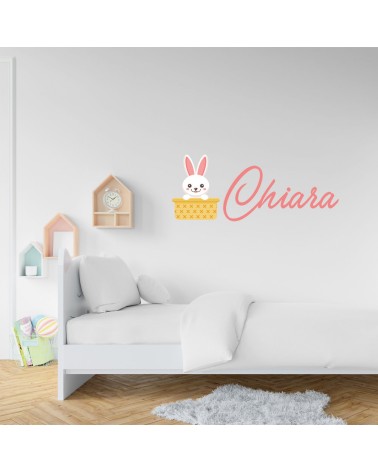 WALL STICKERS ADESIVI MURALI CAMERETTA BAMBINI NOME