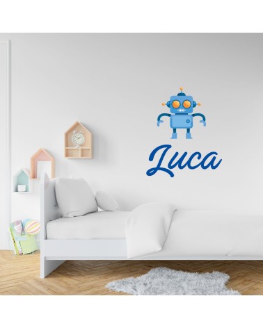 WALL STICKERS ADESIVI MURALI CAMERETTA BAMBINI NOME