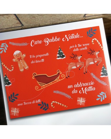 2 TOVAGLIETTE NATALE PERSONALIZZATE